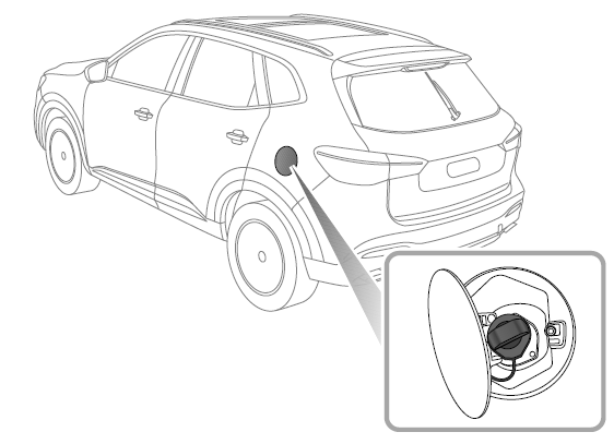 how do i refuel or open the bonnet of my mg hs vibe